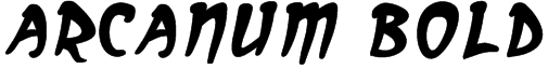 Arcanum Bold Font