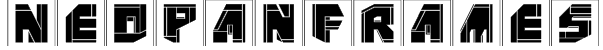 NeoPanFrames Font