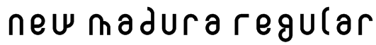 New Madura Regular Font