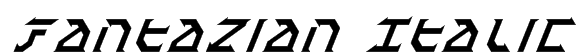 Fantazian Italic Font