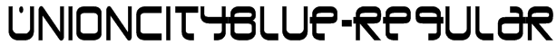 UnionCityBlue-Regular Font