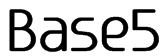Base5 Font
