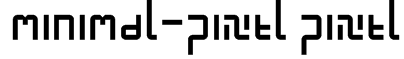 minimal-pixel pixel Font
