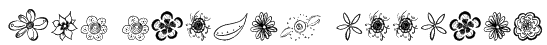 MTF Flower Doodles Font