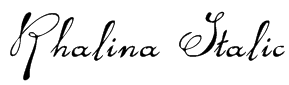 Rhalina Italic Font