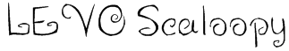 LEVO Scaloopy Font