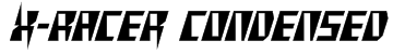 X-Racer Condensed Font