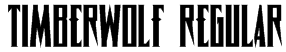 Timberwolf Regular Font