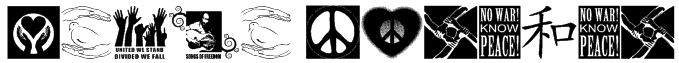 Peace FOREVER Font