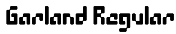 Garland Regular Font