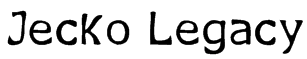 Jecko Legacy Font