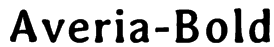Averia-Bold Font