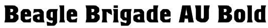 Beagle Brigade AU Bold Font