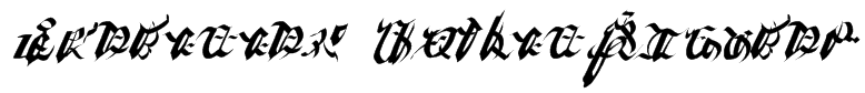 Ivalician GothicRegular Font