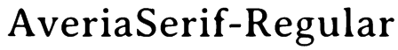AveriaSerif-Regular Font
