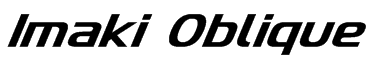 Imaki Oblique Font