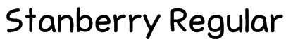 Stanberry Regular Font