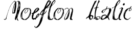 Moeflon Italic Font