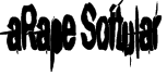 aRape Softular Font
