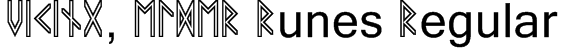 VIKING, ELDER Runes Regular Font