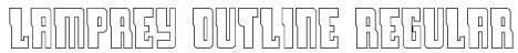 Lamprey Outline Regular Font