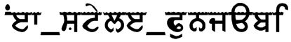 New_Style_Punjabi Font