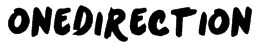 OneDirection Font