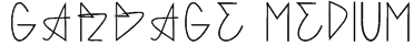 GARBAGE MEDIUM Font