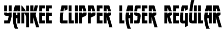 Yankee Clipper Laser Regular Font