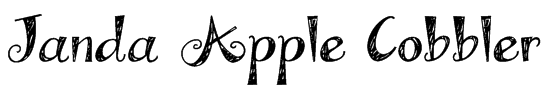 Janda Apple Cobbler Font