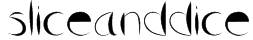 SliceAndDice Font