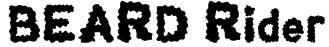 BEARD Rider Font