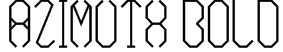 Azimuth Bold Font