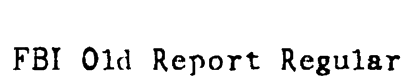 FBI Old Report Regular Font