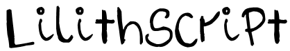LilithScript Font