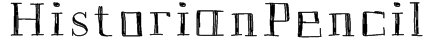 HistorianPencil Font