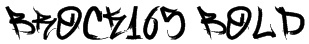 Brock165 Bold Font