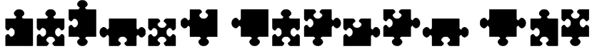 jigsaw pieces tfb Font