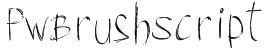 PWBrushScript Font