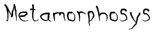 Metamorphosys Font