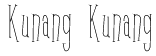 Kunang Kunang Font