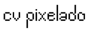 cv pixelado Font