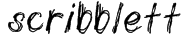 scribblett Font