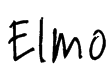 Elmo Font
