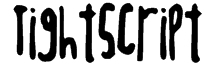 TightScript Font