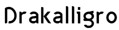 Drakalligro Font