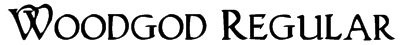 Woodgod Regular Font