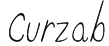 Curzab Font