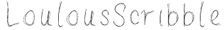 LoulousScribble Font