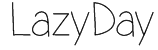 LazyDay Font